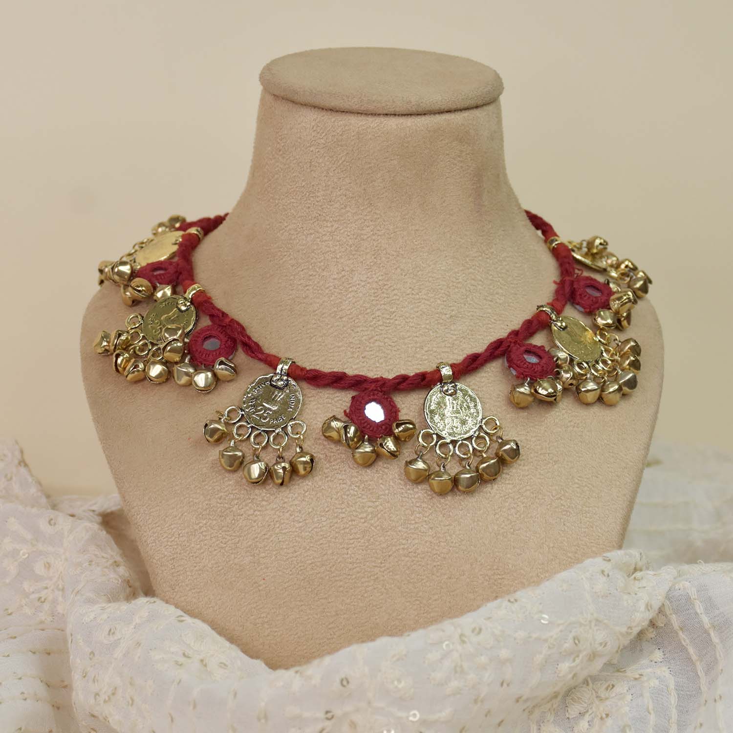 Fabric Jewellery Necklace - CJCN015