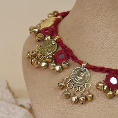 Fabric Jewellery Necklace - CJCN015