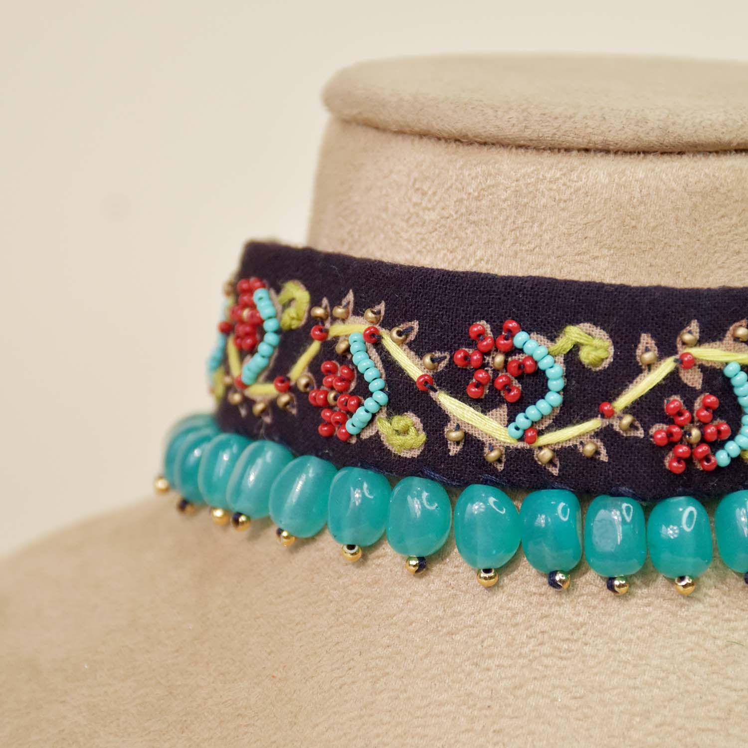 Fabric Jewellery Necklace - CJCN023