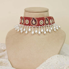 Fabric Jewellery Necklace - CJCN026