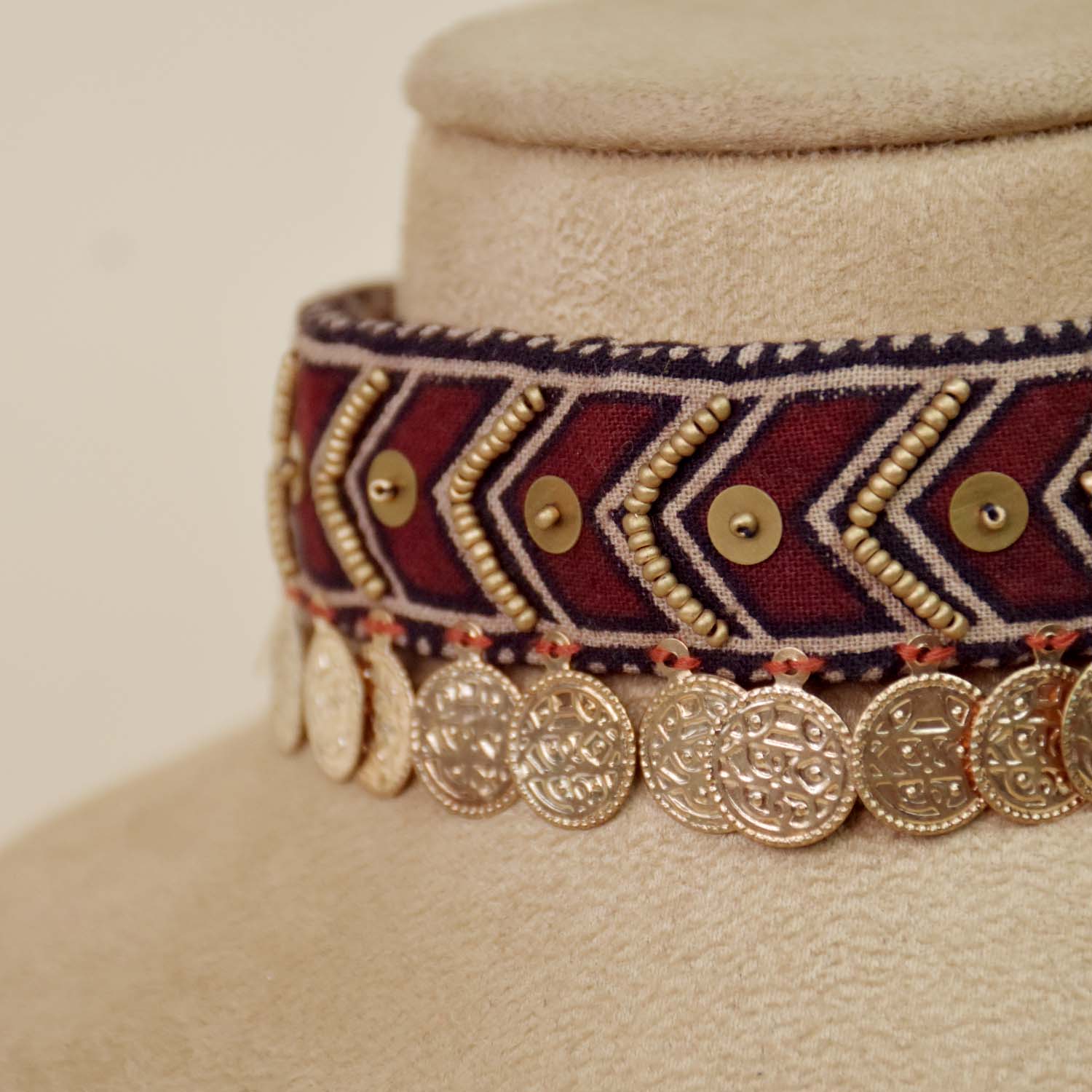 Fabric Jewellery Necklace - CJCN027