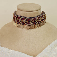 Fabric Jewellery Necklace - CJCN027