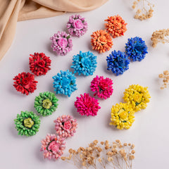 Handcrafted Floral Earrings - FFC004