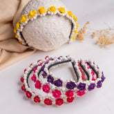 Mogra & Rose Floral Headband - FFC008