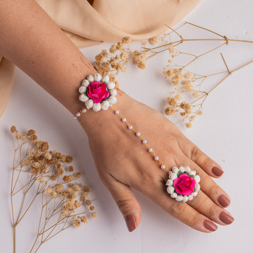 Mogra & Rose Floral Hathphool - FFC013