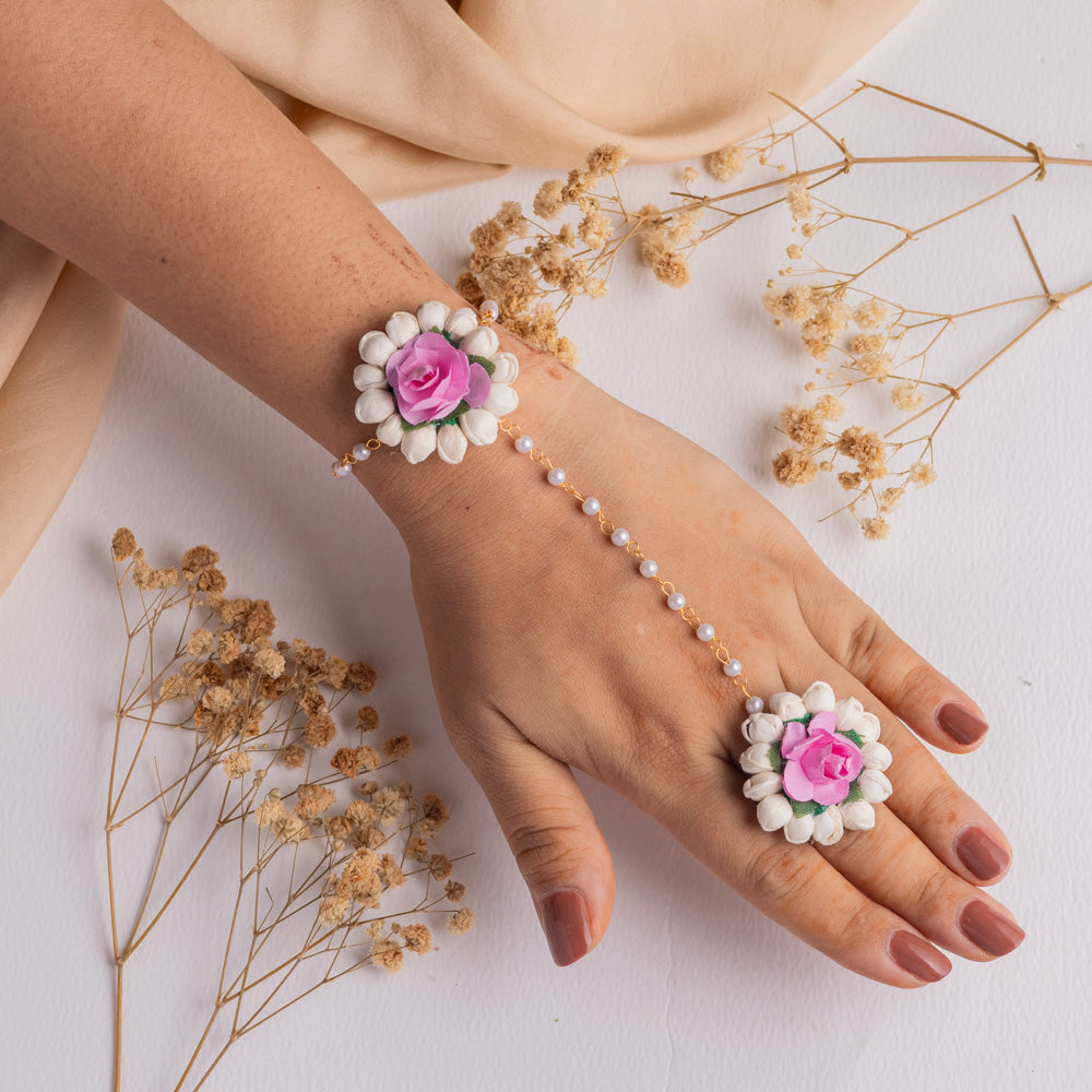 Mogra & Rose Floral Hathphool - FFC013