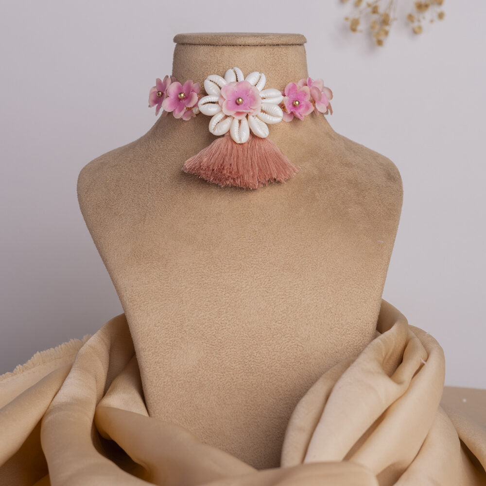 Bahar floral jewellery set necklace