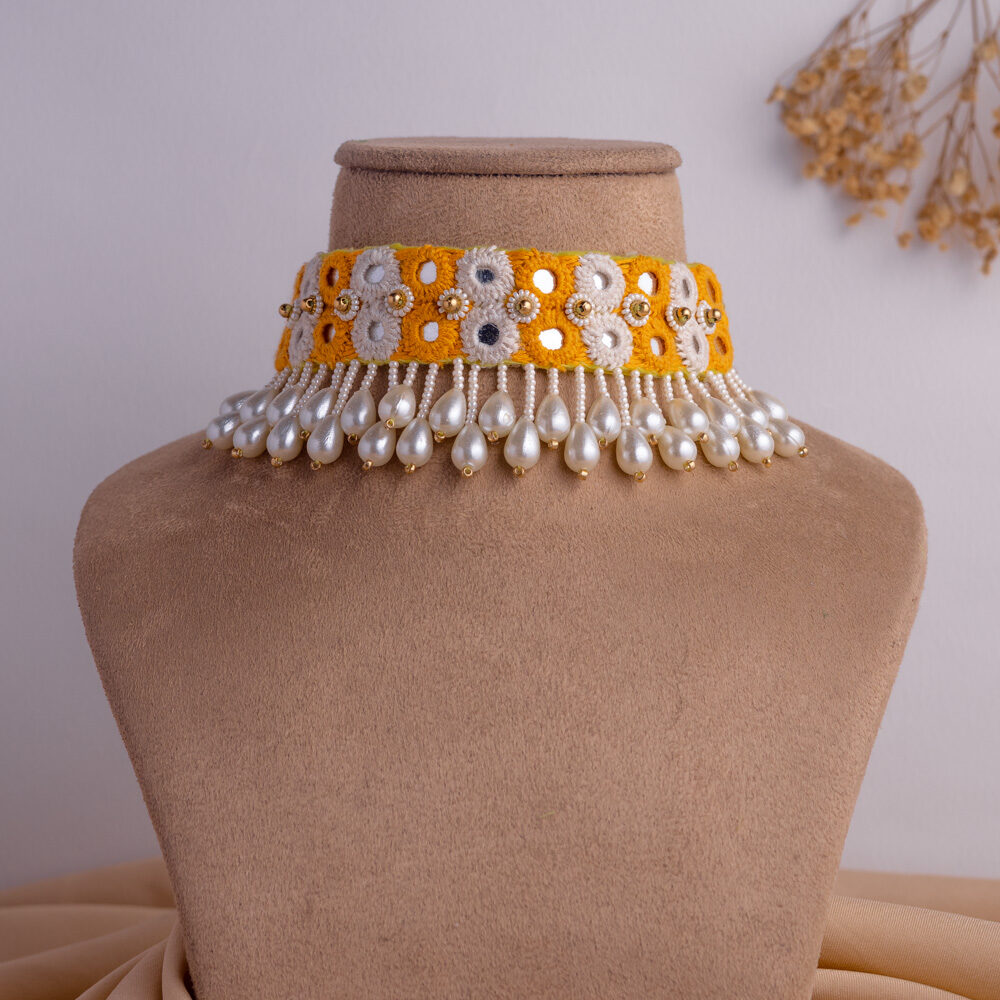 Aaeena I floral jewellery set necklace