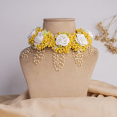 Zaid floral jewellery set necklace