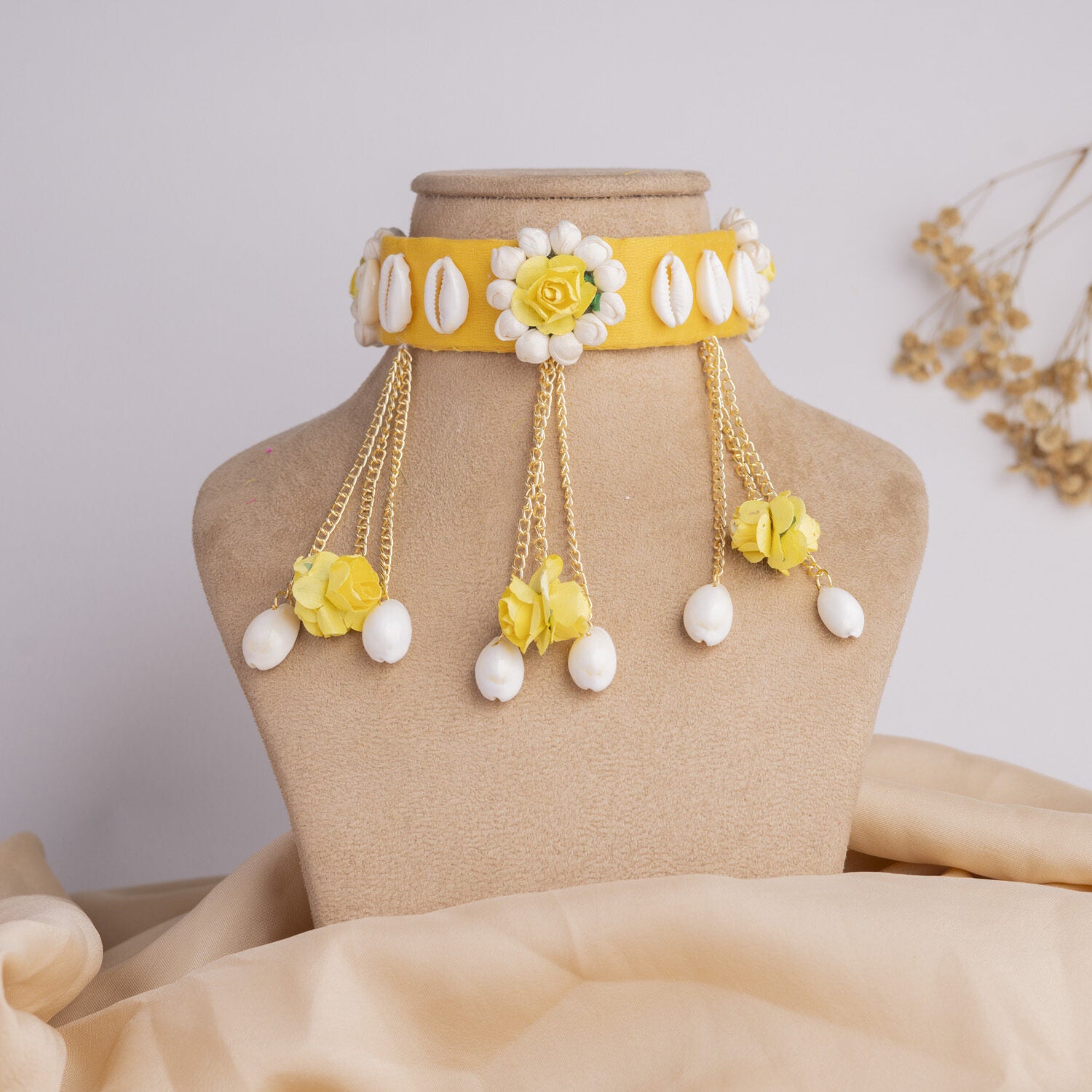 Afreen floral jewellery set necklace
