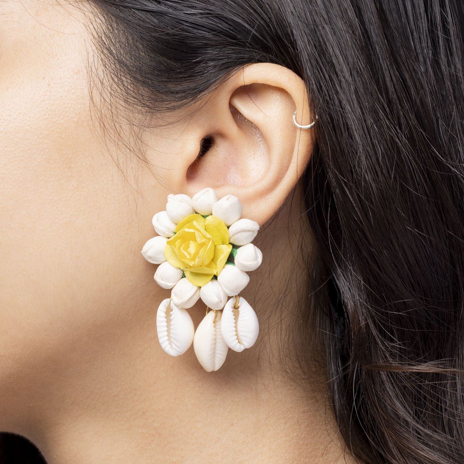Afreen floral jewellery set earrings