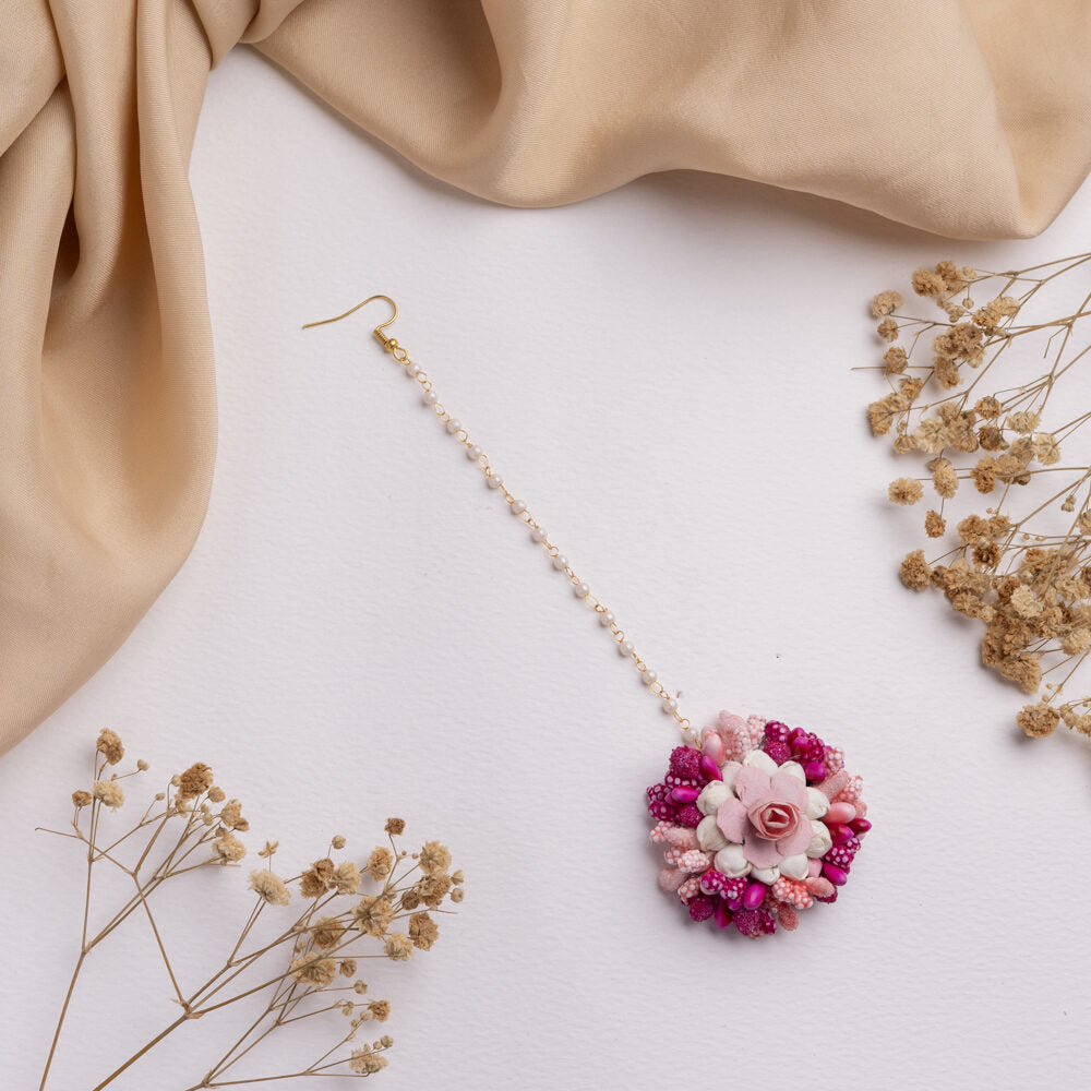 Raabta floral jewellery set tikka