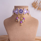 Aaeena III floral jewellery set necklace