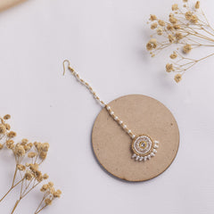 Nargis floral jewellery set tikka