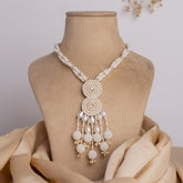 Mukta floral jewellery set necklace
