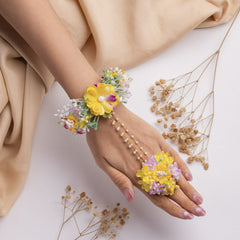 Mirage floral jewellery set hathphool