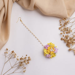 Mirage floral jewellery set tikka