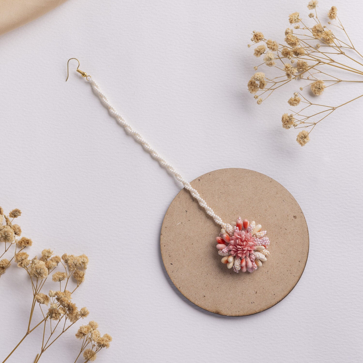 Zena floral jewellery set tikka