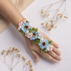 Deep Sea floral jewellery set hathphool