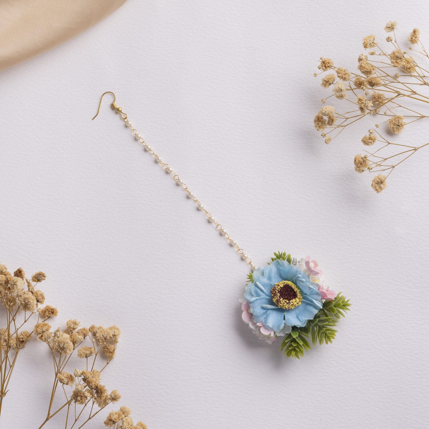 Deep Sea floral jewellery set tikka
