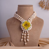 Tabassum floral jewellery set necklace