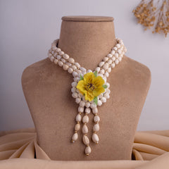 Tabassum floral jewellery set necklace