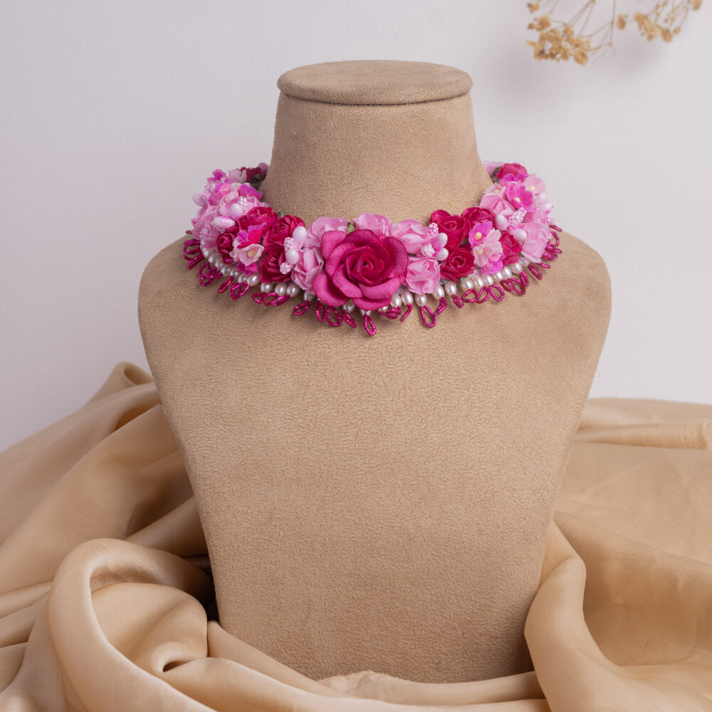Ikhlas floral jewellery set necklace