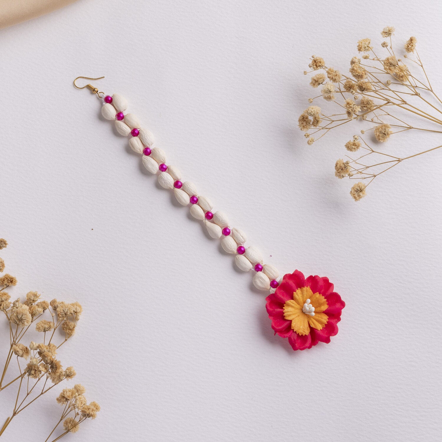 Mehram floral jewellery set tikka