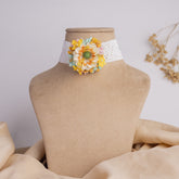 Zuri floral jewellery set necklace