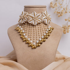 Fakat floral jewellery set necklace