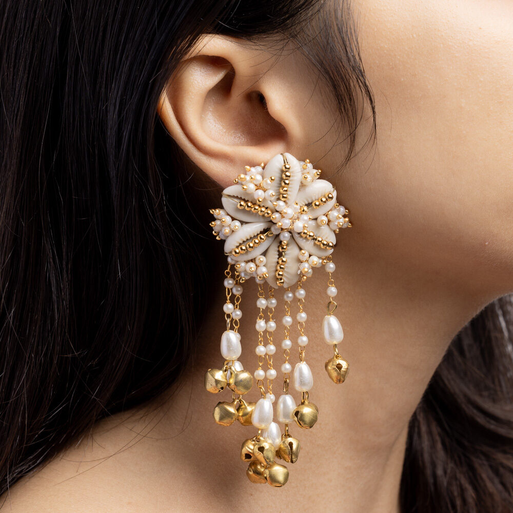 Fakat floral jewellery set earrings