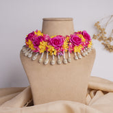 Fajr floral jewellery set necklace
