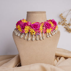 Fajr floral jewellery set necklace