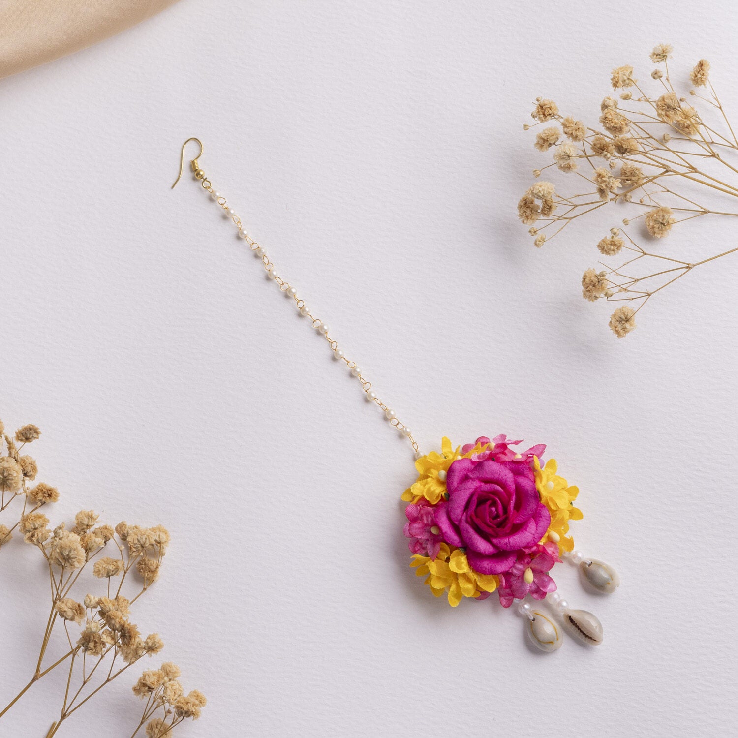 Fajr floral jewellery set tikka