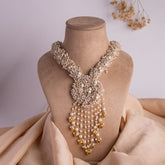 Vasudha floral jewellery set necklace