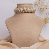 Azeez floral jewellery set necklace