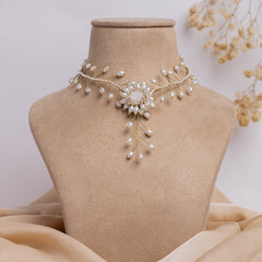 Falak floral jewellery set necklace
