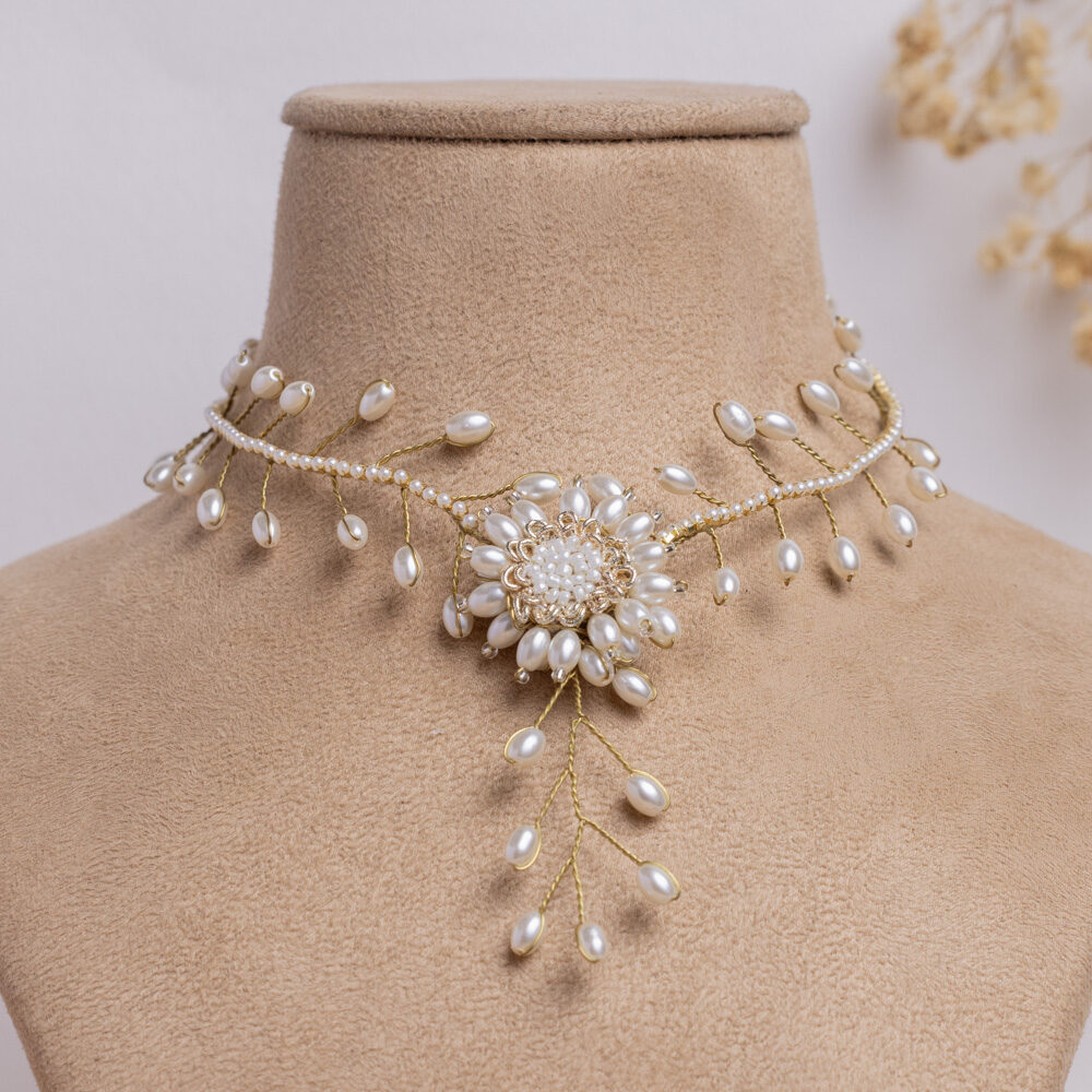 Falak floral jewellery set necklace