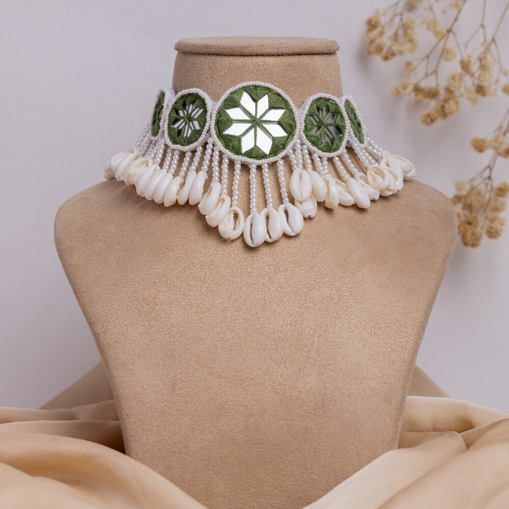 Aaeena floral jewellery set necklace