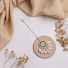 Aaeena floral jewellery set tikka