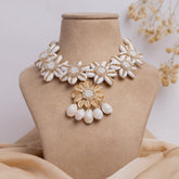 Nazakat floral jewellery set necklace