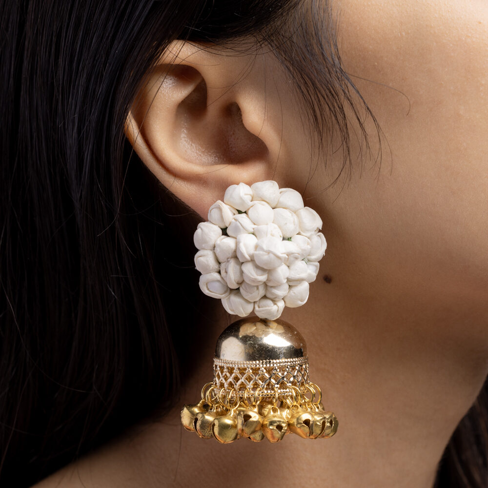 Haseen floral jewellery set earrings