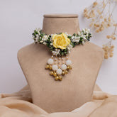 Gul floral jewellery set necklace