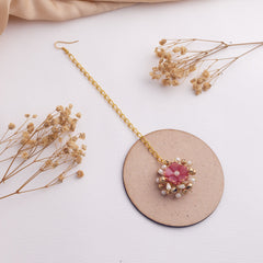 Inaayat floral jewellery set tikka