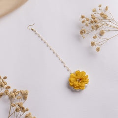 Rooh floral jewellery set tikka