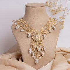 Maahtaab floral jewellery set necklace