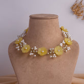 Naayab floral jewellery set necklace