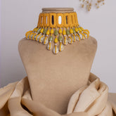 Gauhar floral jewellery set necklace