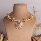 Phoolwaari floral jewellery set necklace