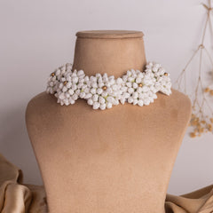 Aamaya floral jewellery set necklace